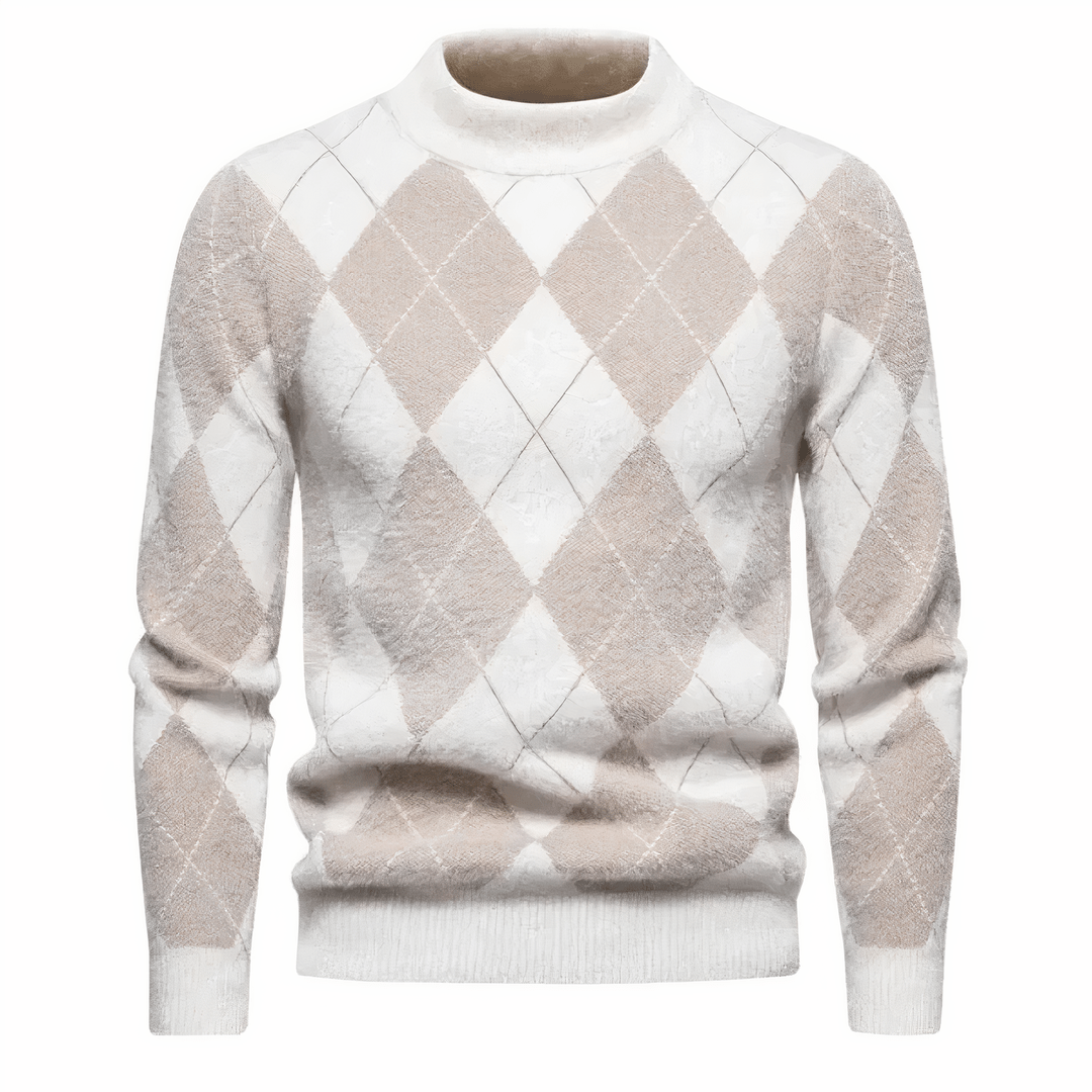 Arvid Gestreifter Turtleneck Pullover