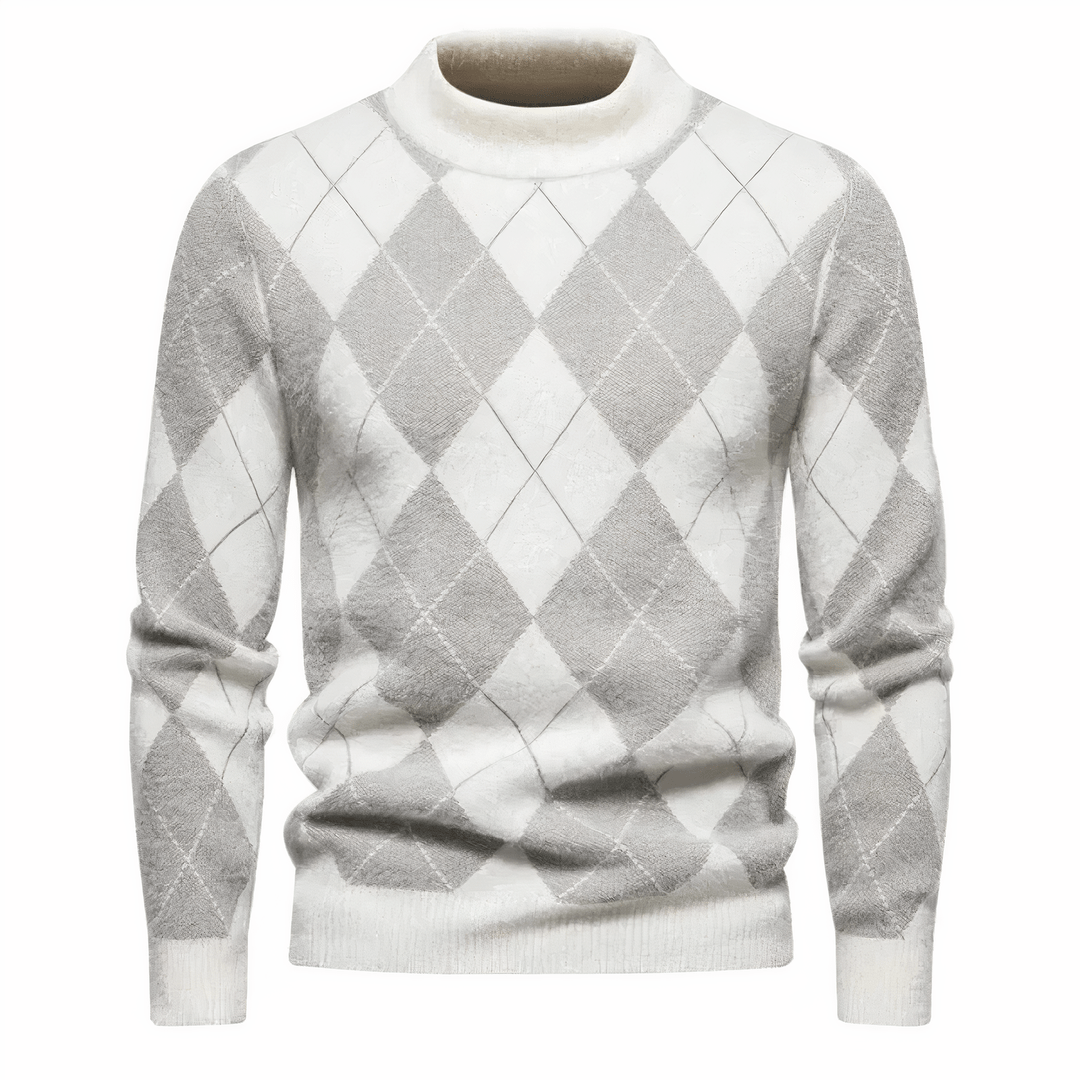 Arvid Gestreifter Turtleneck Pullover