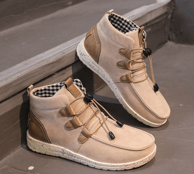 August Schuhe mit Kordelzug aus Samt