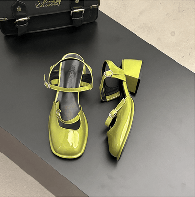 Chesa Vintage Blockabsatz-Sandalen