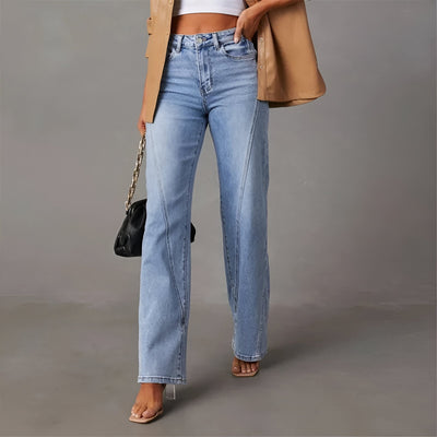 Dorothea Jeans mit geradem Schnitt