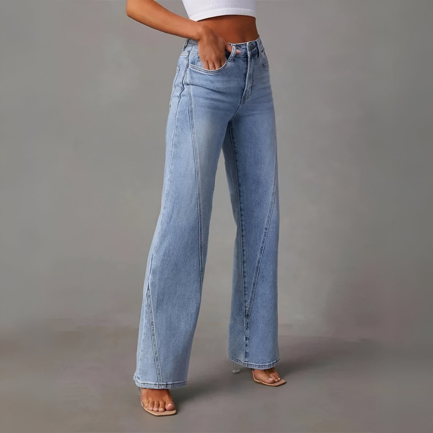 Dorothea Jeans mit geradem Schnitt