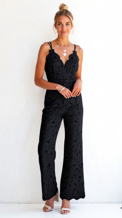 Eleonora Boho-Overall mit weitem Bein