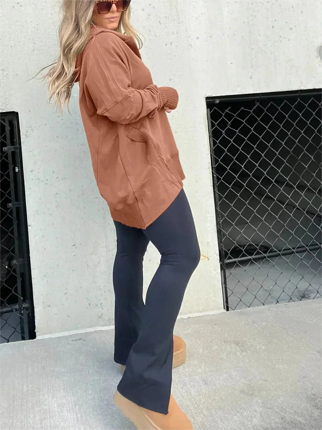 Emmanuelle Hoodie mit Handwärmern