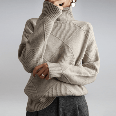 Everly Strick-Rollkragenpullover