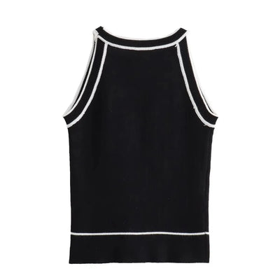 Florrie Strick-Tanktop im Slim-Fit