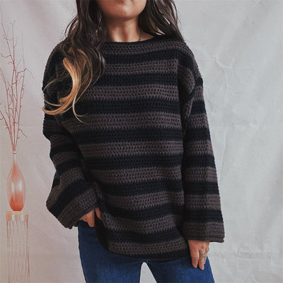 Freya Gestreifter Strickpullover