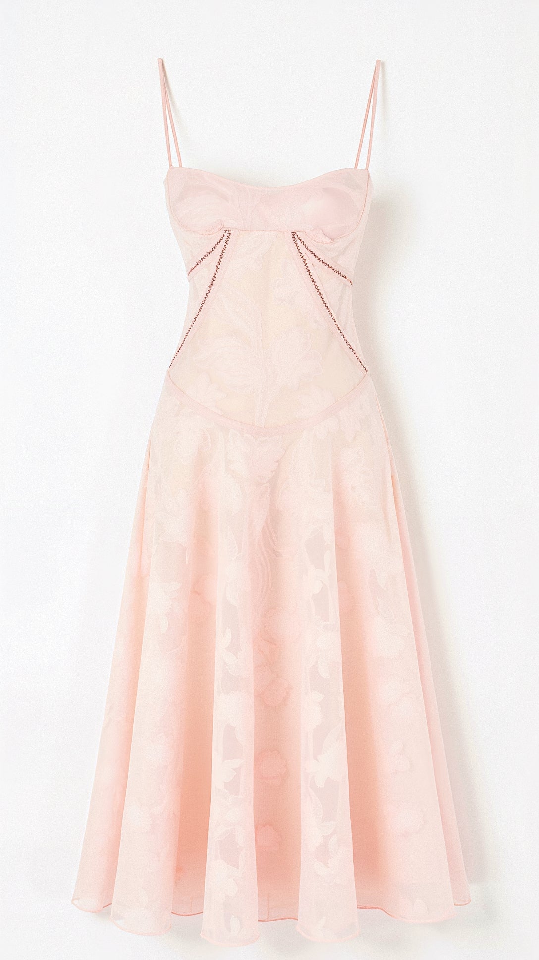 Weißes Boho-Maxikleid mit Schmetterling-Muster | Ibiza-Stil