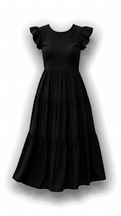 Leni Gesmoktes Midikleid