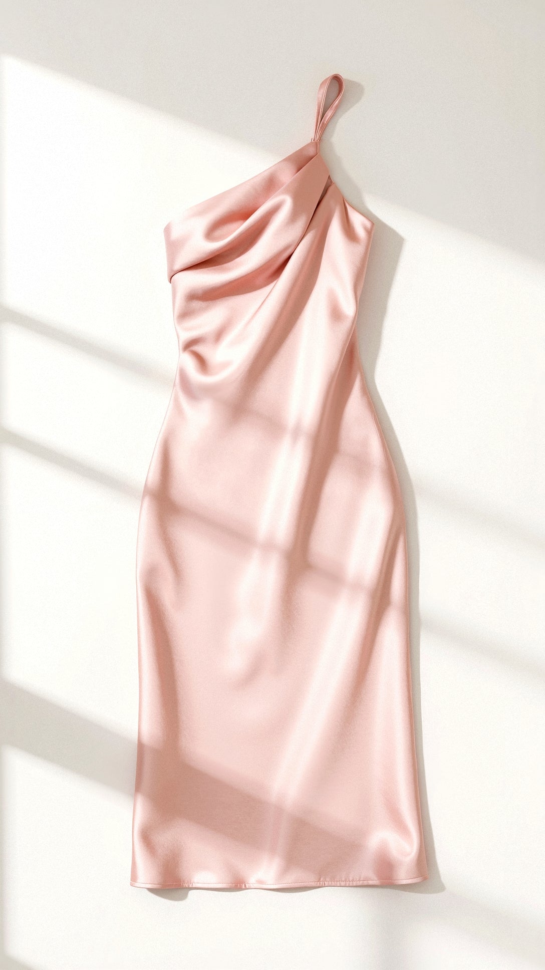 Louise One-Shoulder Midikleid