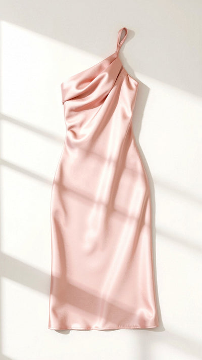 Louise One-Shoulder Midikleid