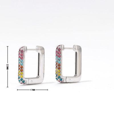 Micara - Radiant Squares - Ohrringe