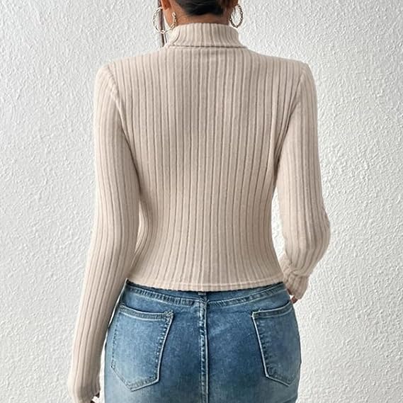 Ofelia Rollkragenpullover mit Hohlbrust