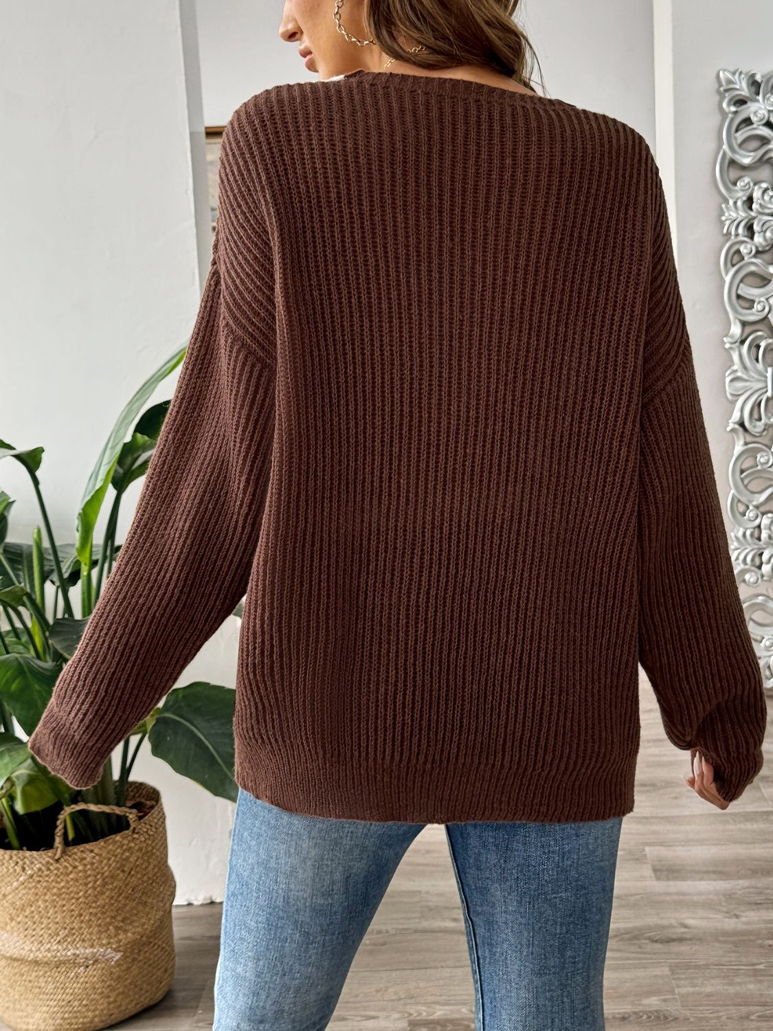 Raquel Strickpullover mit überschnittenen Schultern