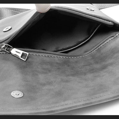 Rodney Klappe Leder-Umhängetasche