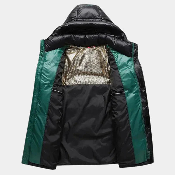 Herren Kapuzen Daunen Winterjacke