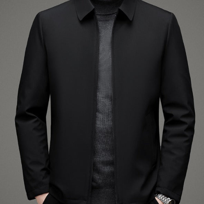 Wilbert | Herren Outdoor Jacke | Schwarz Mantel