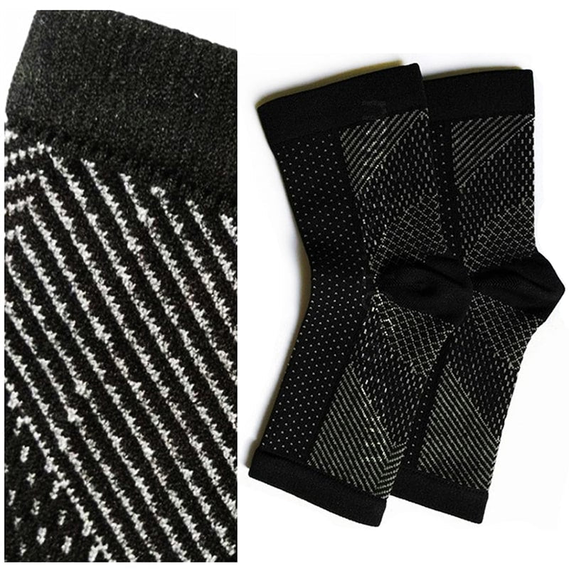 ComfortFeet™ Offene Zehen-Kompressionsknöchelsocken