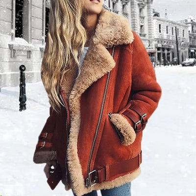 Emma | Aviator Jacke aus Shearling