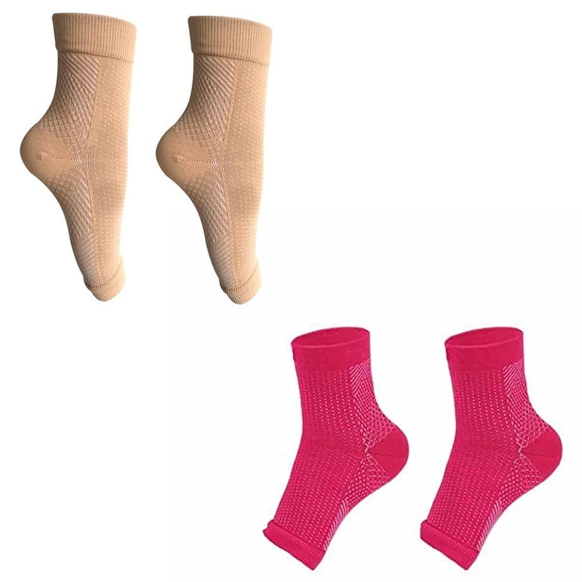 ComfortFeet™ Offene Zehen-Kompressionsknöchelsocken