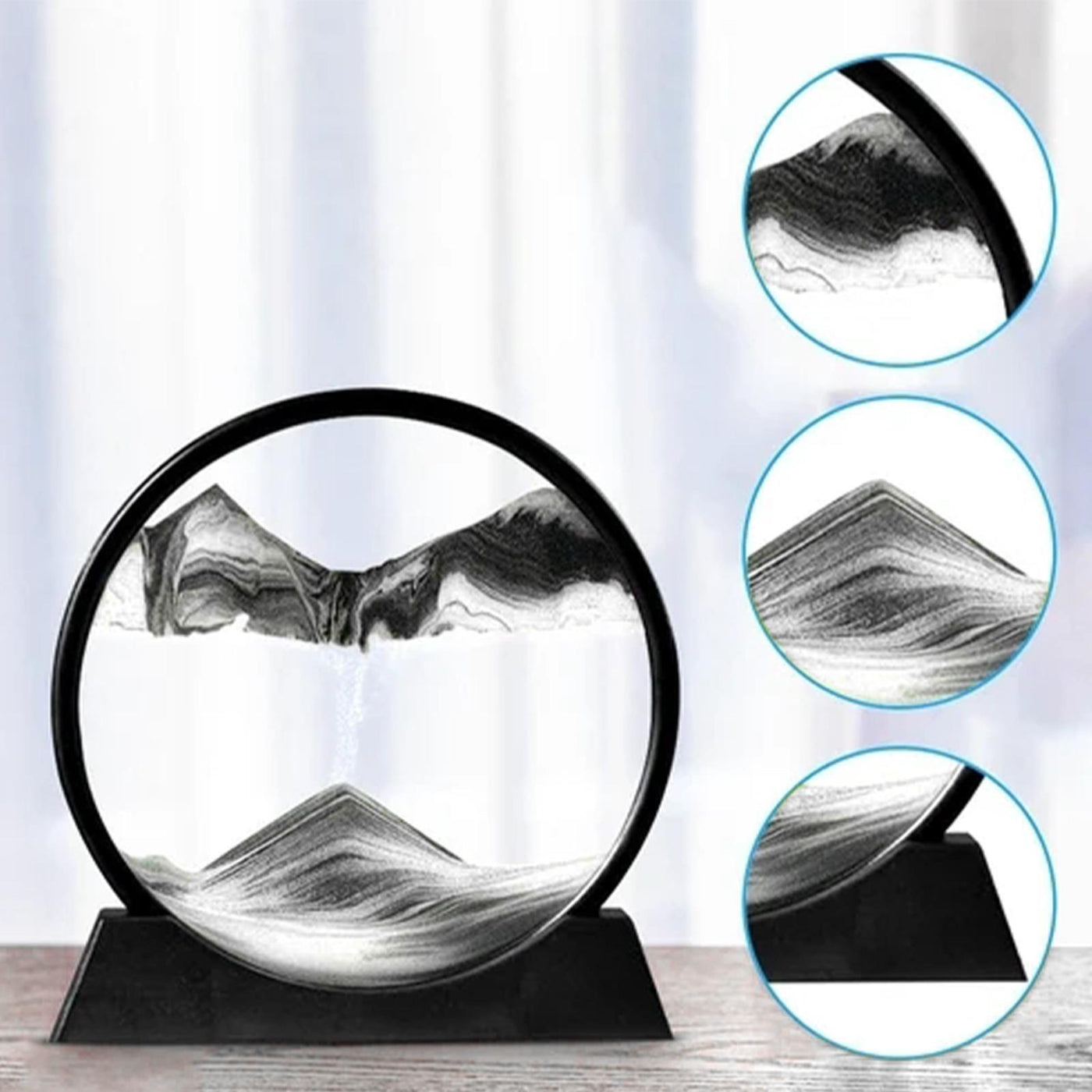 3D Sanduhr™ - Sandlandschaft am Meer