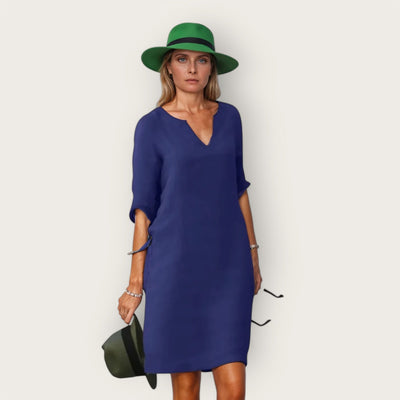 Jasmina | Elegantes Kleid mit einem V-Ausschnitt