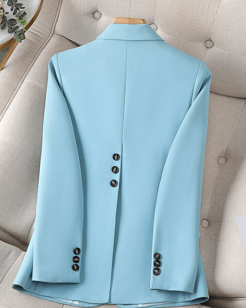 Zenayah | Damen Schwarz Blazer | Elegant