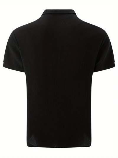 Harris | Herren Schwarz Hemd | Button Down