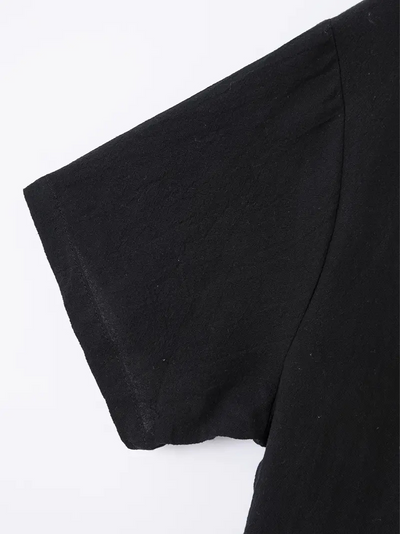 Harris | Herren Schwarz Hemd | Button Down