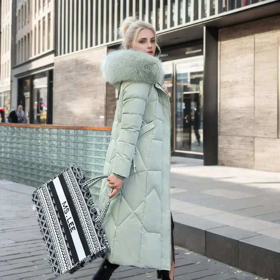 Briar | Damen Schwarz Parka | Wasserdichte Winterjacke