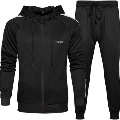 Slater | Herren Schwarz Trainingsanzug | Fitness