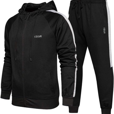 Slater | Herren Schwarz Trainingsanzug | Fitness