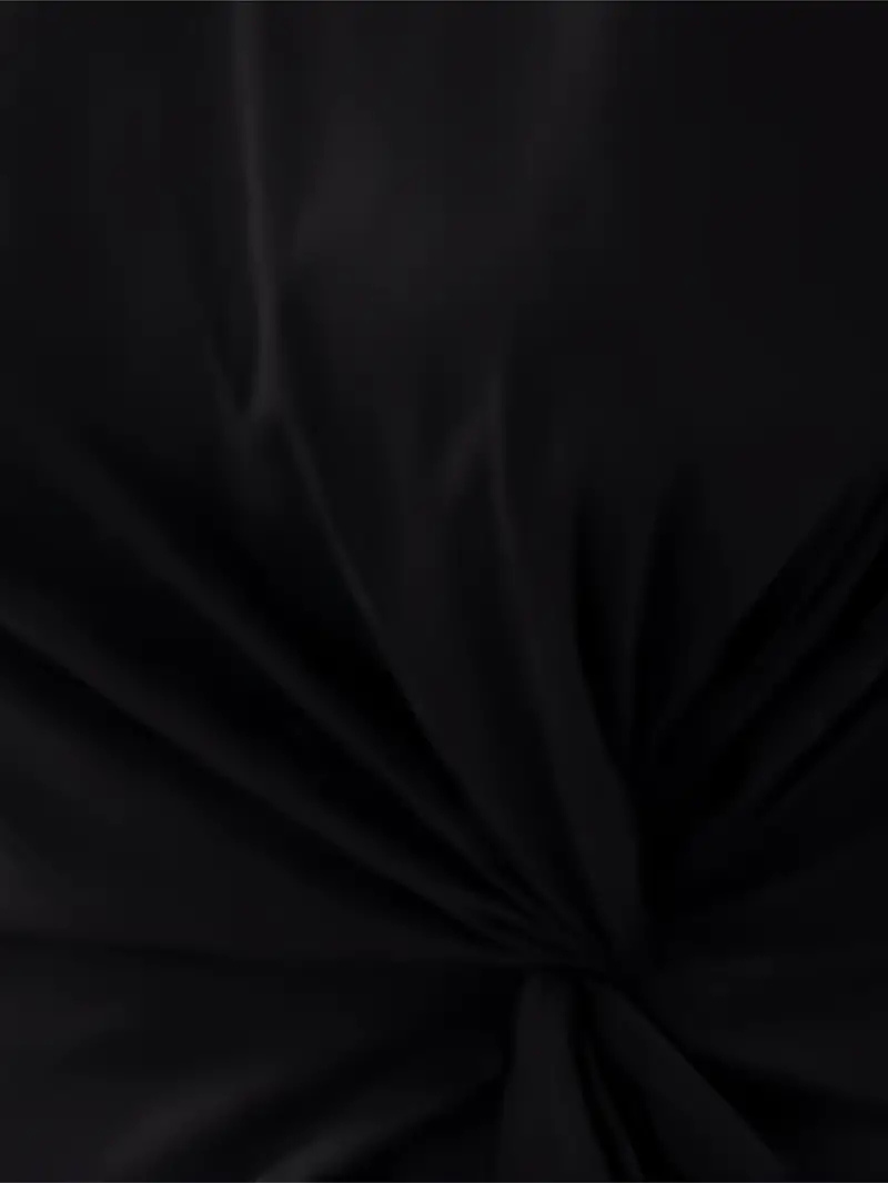 Velma | Schwarz Wickelkleid | Midi