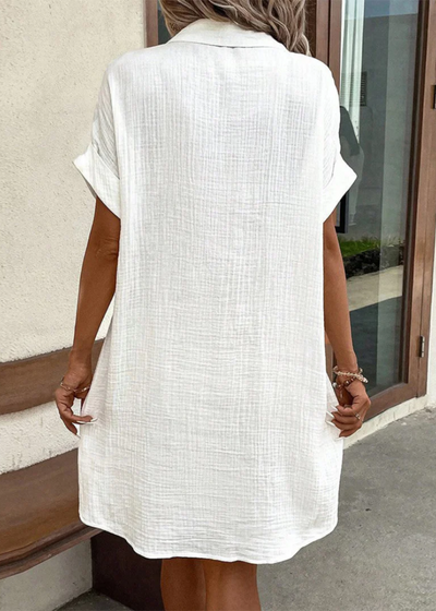 Aurora | Schwarzes Shirtkleid | Mini