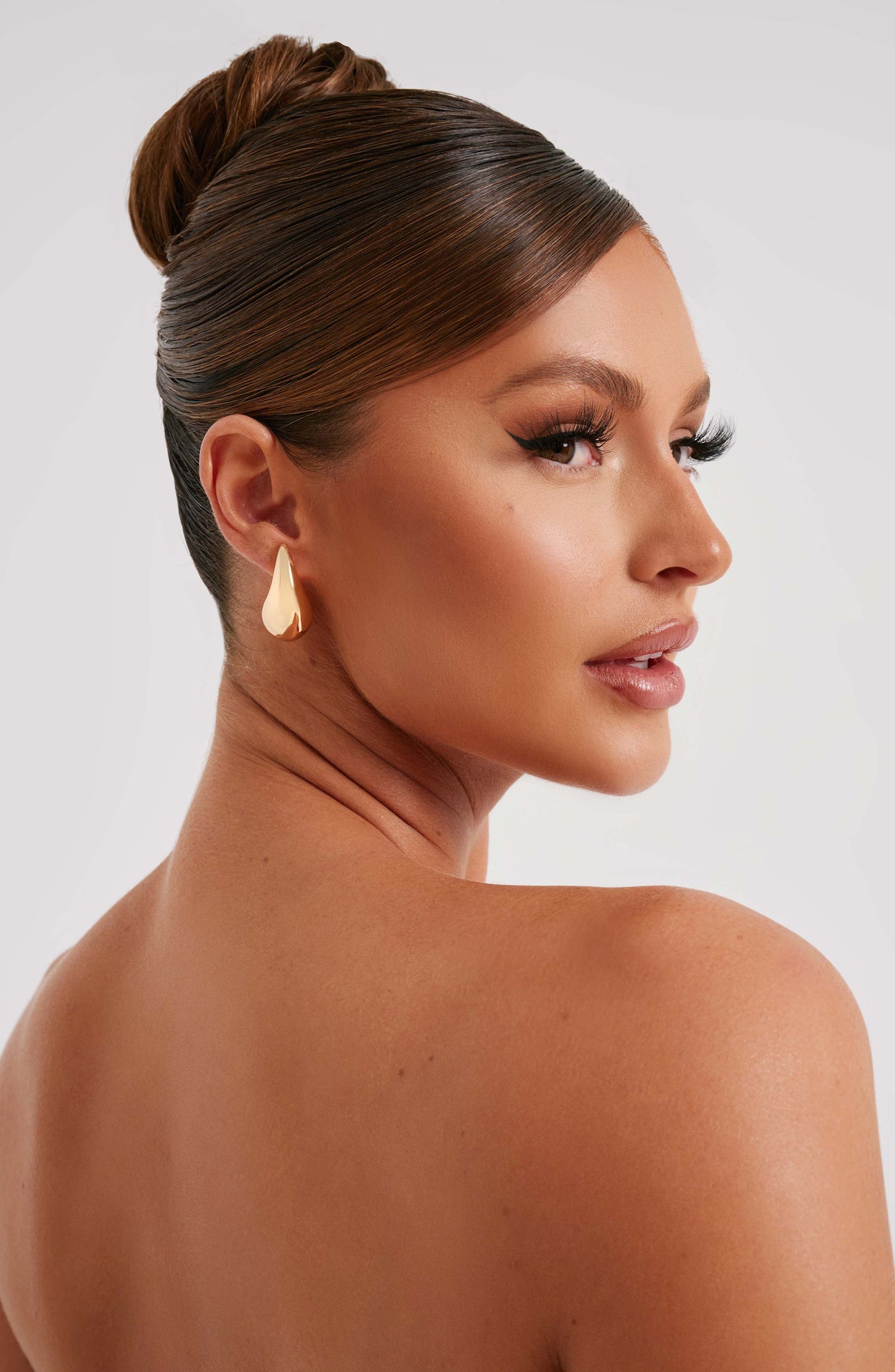 Goldene Kleine Fayth Ohrringe