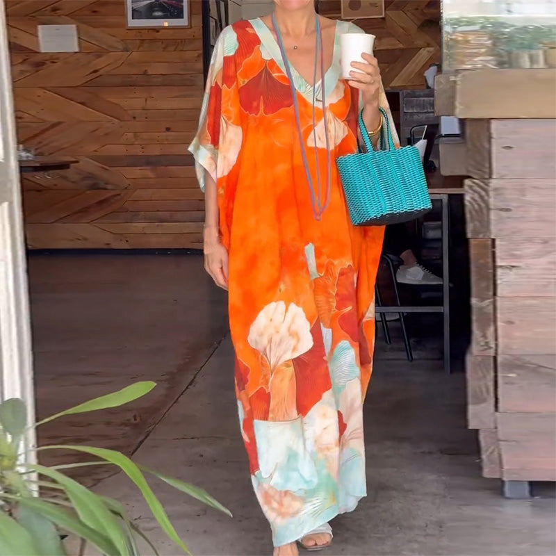 Carina | Elegantes Blumenkleid