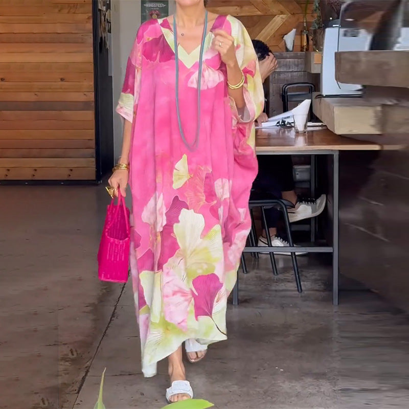 Carina | Elegantes Blumenkleid