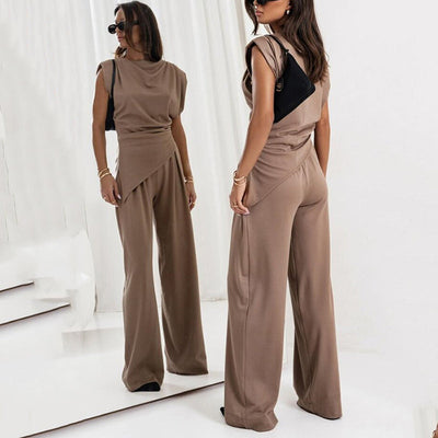 Elegantes, zweiteiliges Set aus Top und Hose