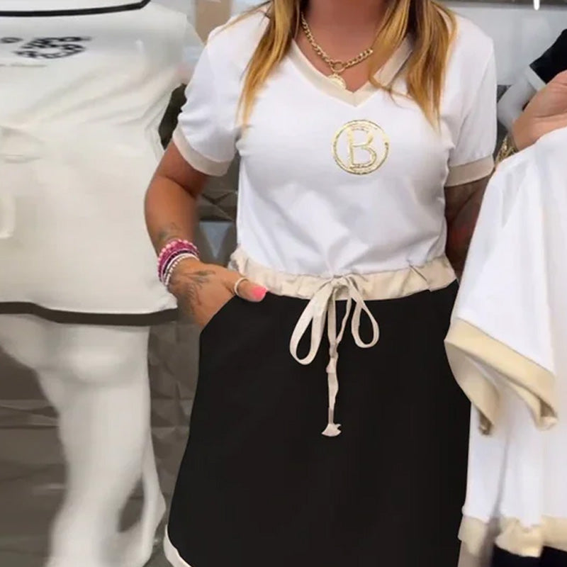 Dalila – Bequemes Sommer Kleid Mit Kurzen Ärmeln