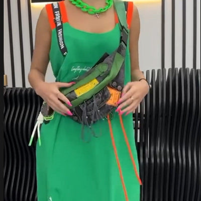 Wafia – Lässiges Armelloses Kleid Mit Drucken