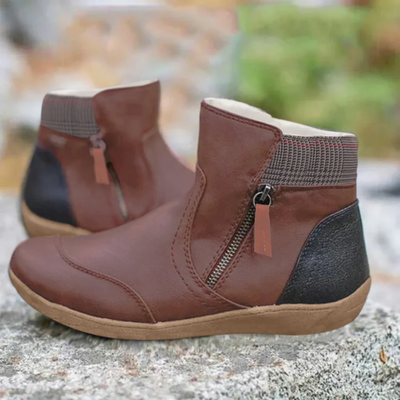 Amber | Stiefeletten Damen Flach | Wasserdicht