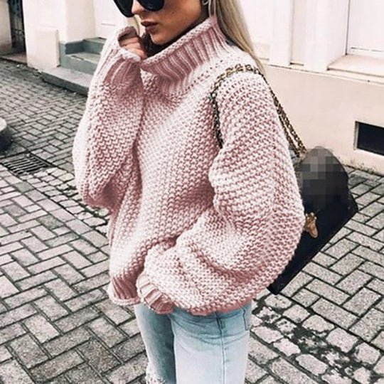 ELODIE | PULLOVER MIT HALBHOHEM KRAGEN