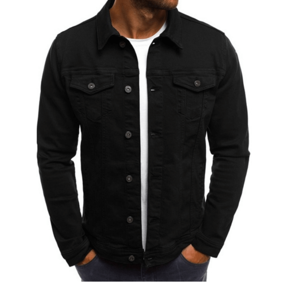 Aziel | Herren Sommer Jacke | Schwarz