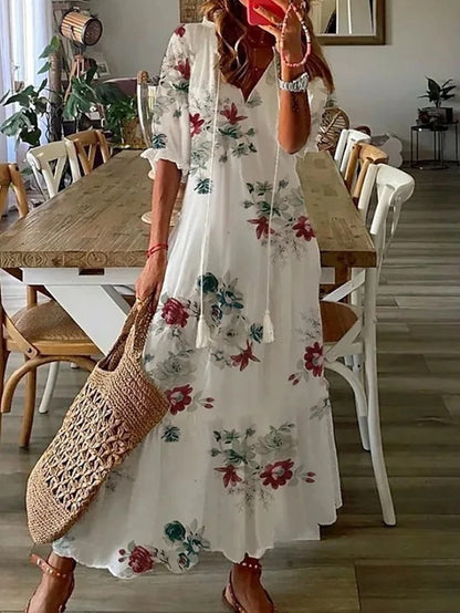 Elise™ | Boho-Kleid mit Bauchbedeckung