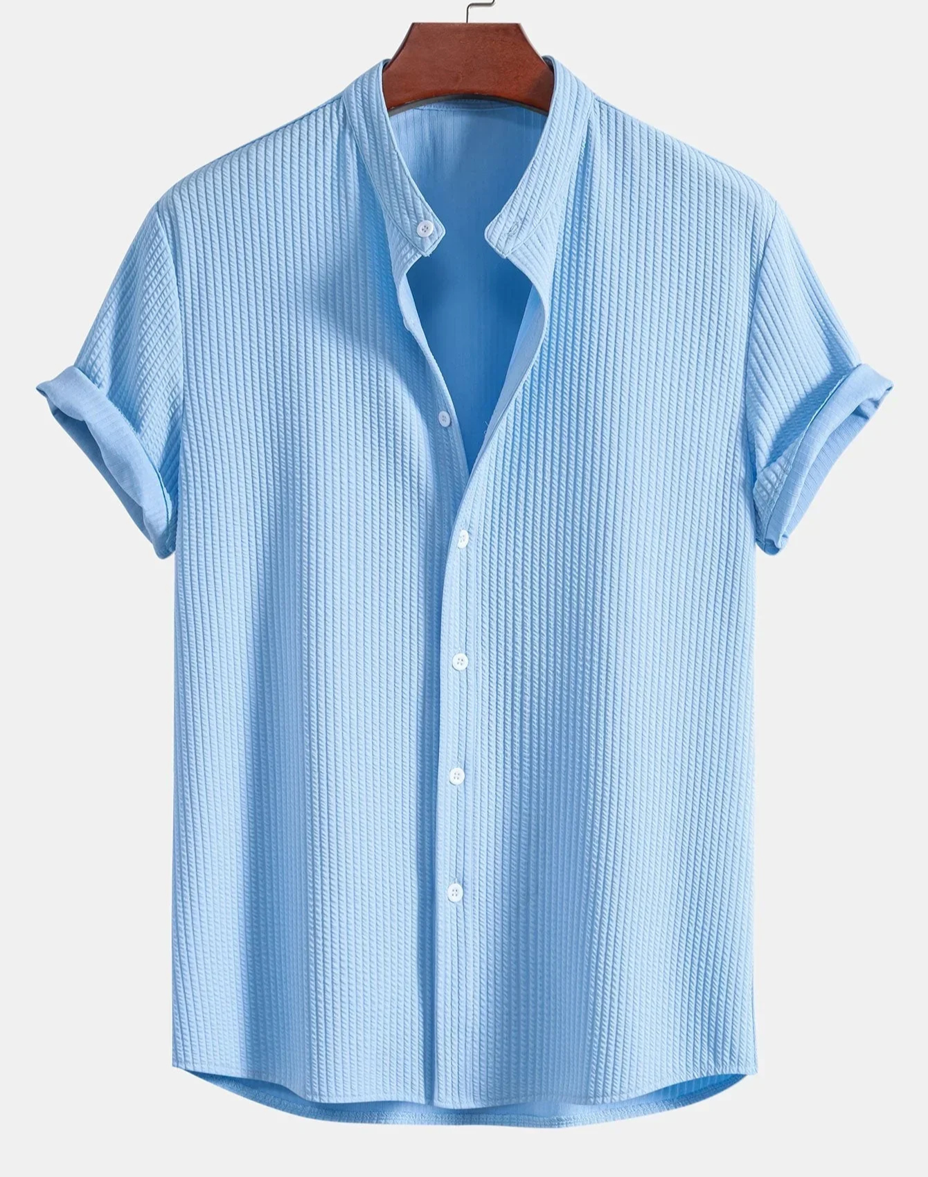 Cillian | Herren Weiß Hemd | Kurzarm