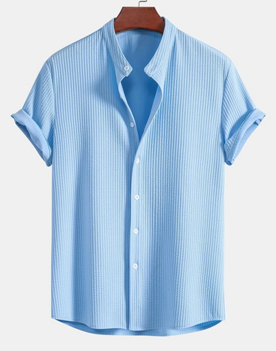 Cillian | Herren Weiß Hemd | Kurzarm