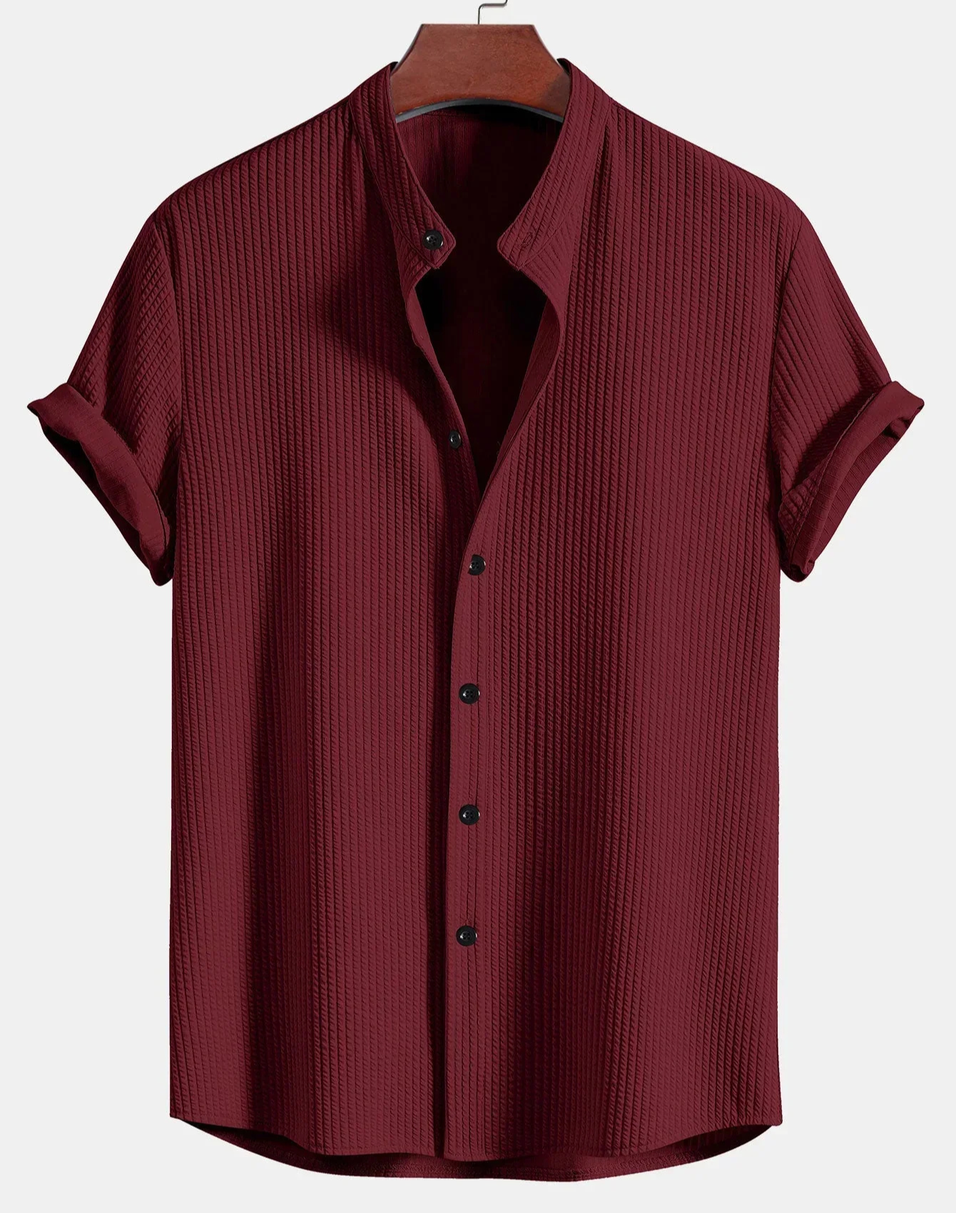 Cillian | Herren Weiß Hemd | Kurzarm