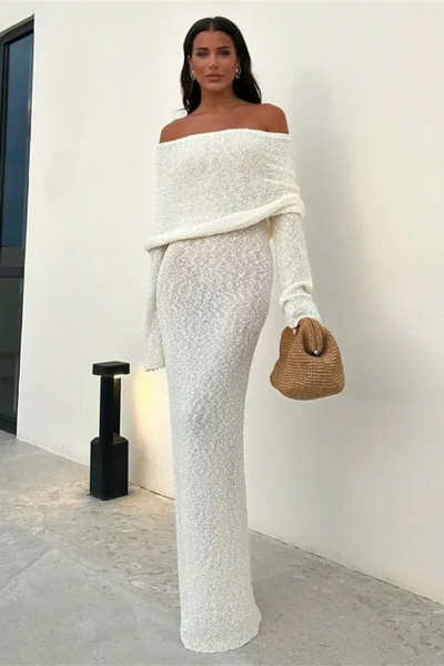 Xena | Elegante Weiße Kleider | Maxi