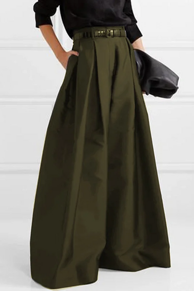 Weite Damen Plisseehose