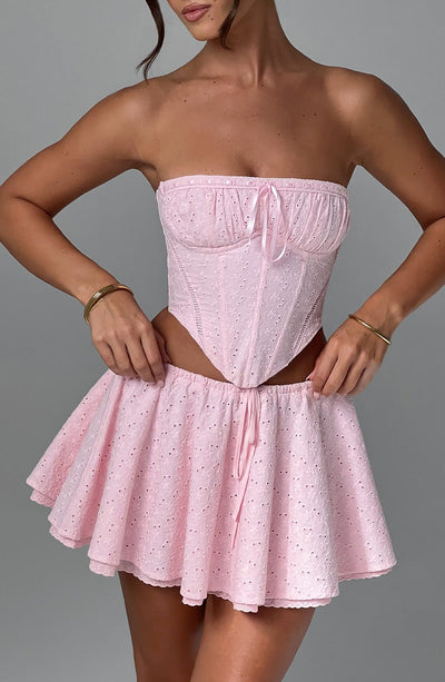 Blush Winnie Mini Skirt
